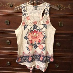 Suzy Shier razor back sleeveless top